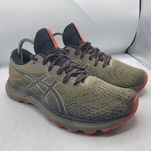 Asics Gel Nimbus 24 TR Nature Bathing Olive Mens 8.5 Green Athletic Shoes